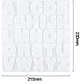 Moldes para resina  Abecedario Redondo XL - Miniatura 3