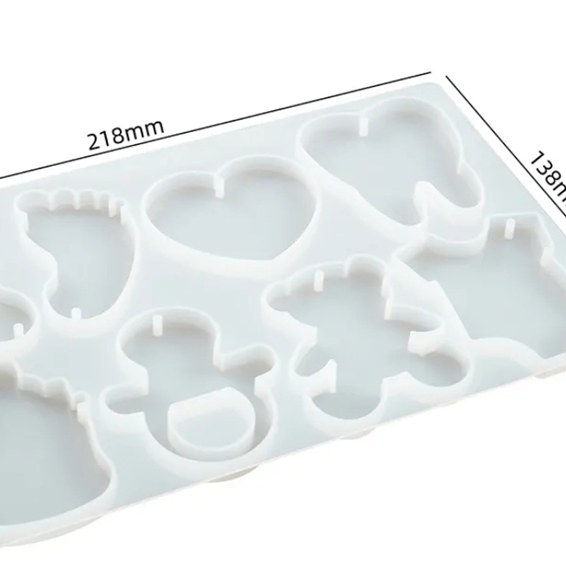 Molde para resina Bebé Mix  2