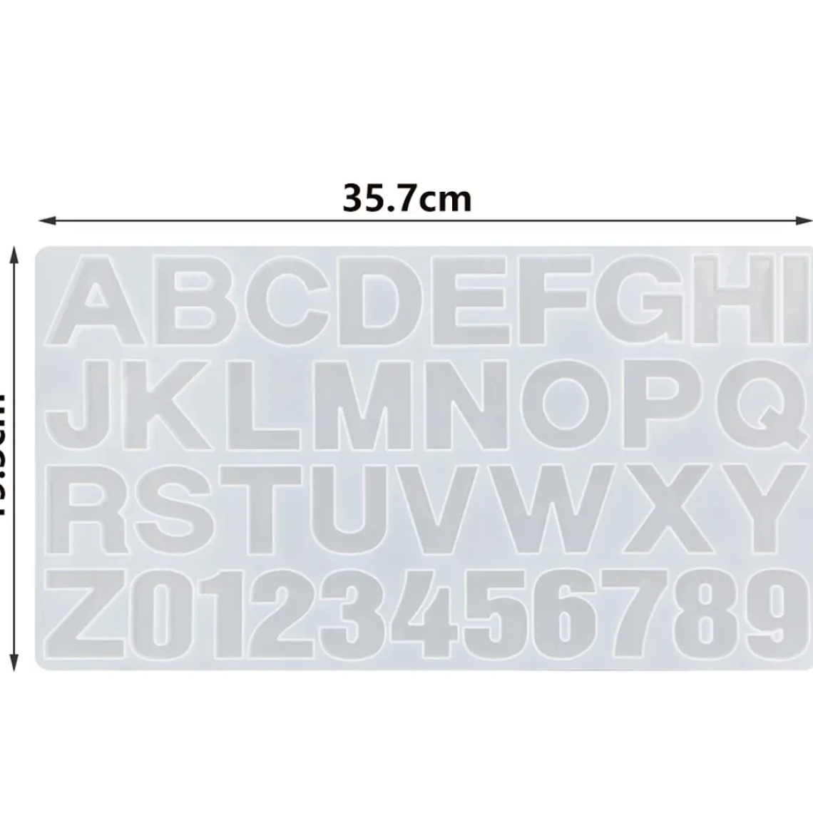 Moldes para resina  Abecedario Grande Al Derecho  3