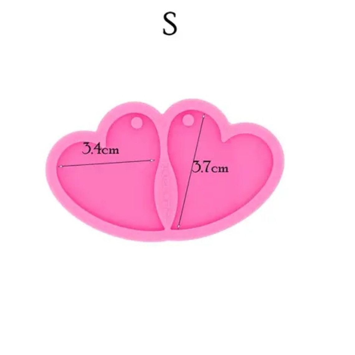 Moldes para resina  Aros Corazón  1