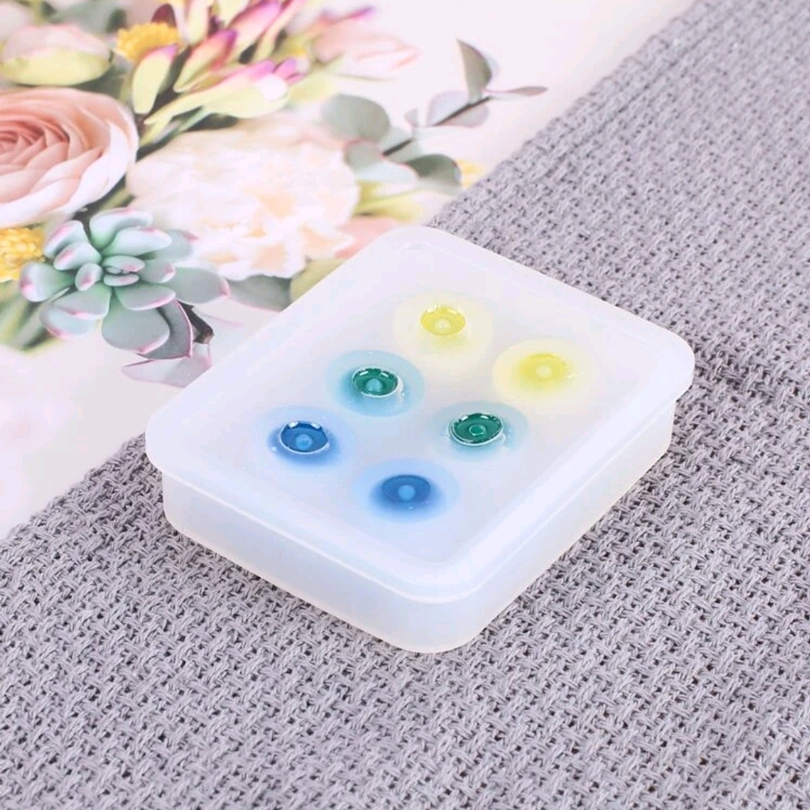 Moldes para resina  Cuentas redondas 2