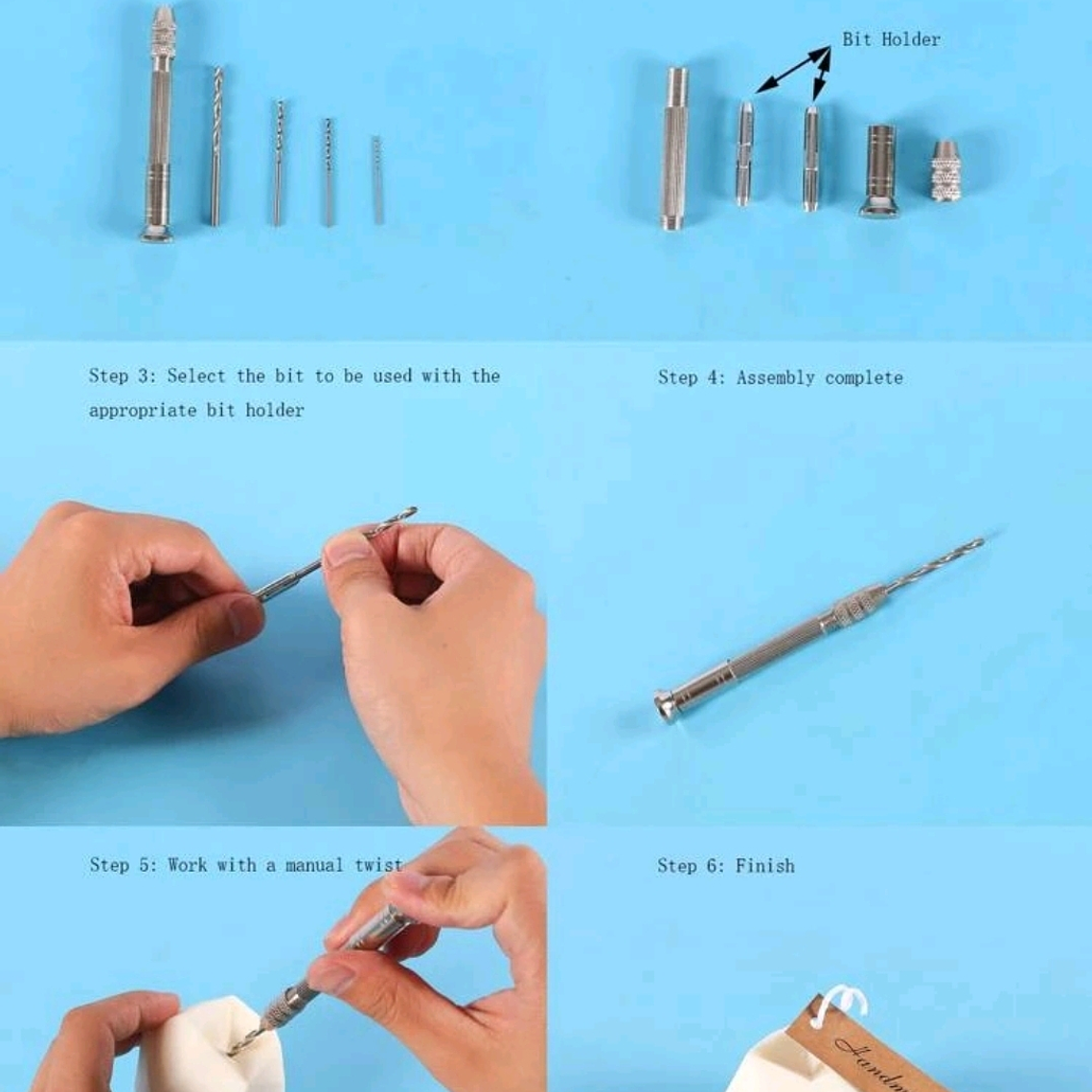 Mini Taladro Manual  3