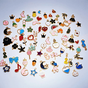 Mix dijes bisuteria colores 