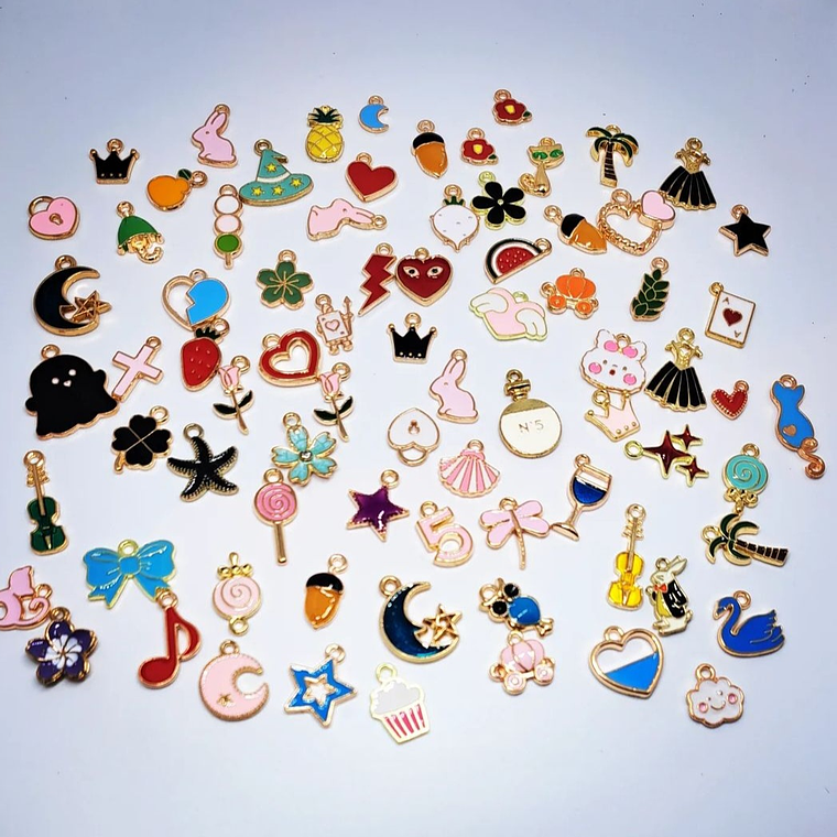 Mix dijes bisuteria colores  1