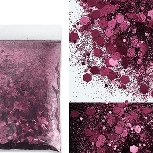 Glitter Burdeo