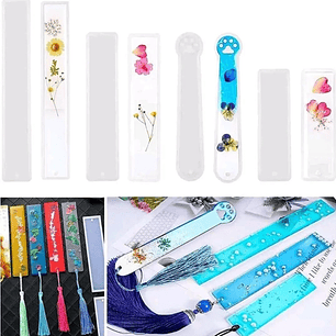 Pack Moldes para resina marcapáginas