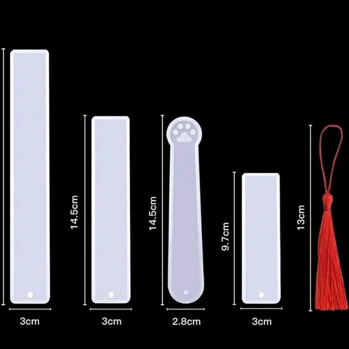 Pack Moldes para resina marcapáginas 2