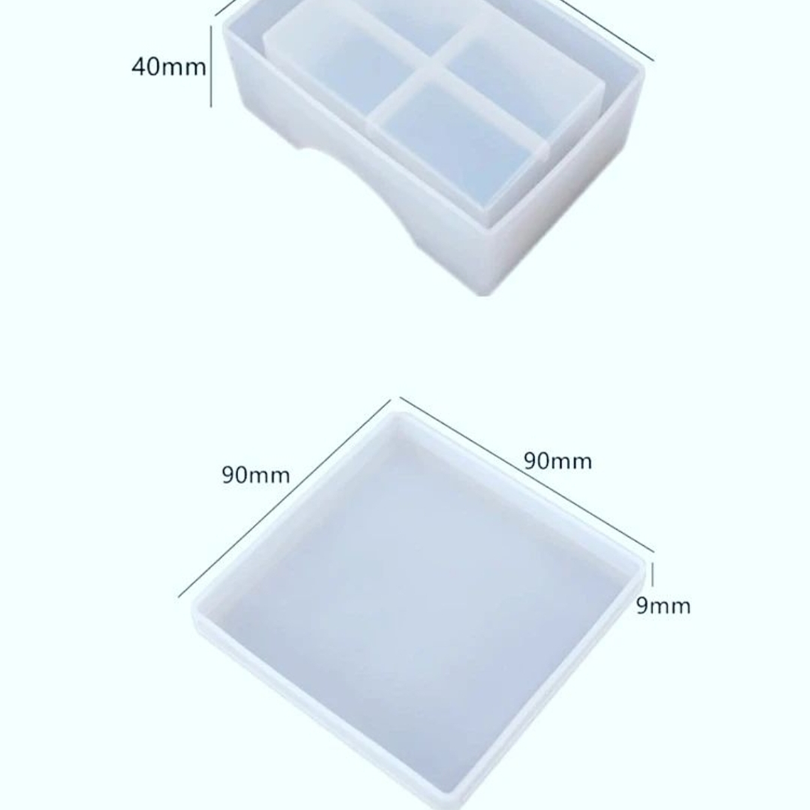 Posa vasos cuadrado  3