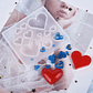 Moldes para resina  Mix corazones pequeños  - Miniatura 1