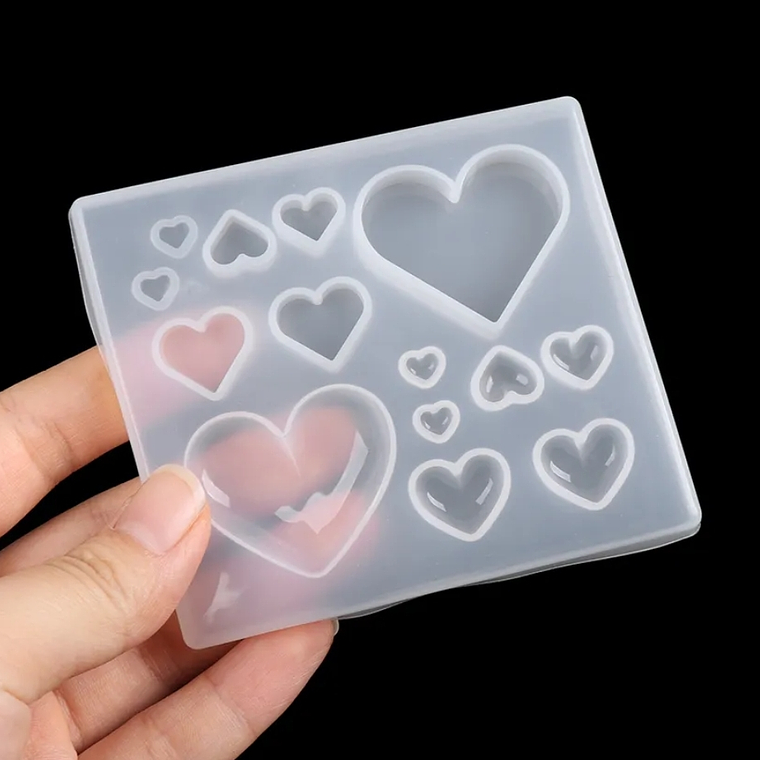 Moldes para resina  Mix corazones pequeños  3