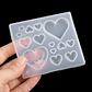 Moldes para resina  Mix corazones pequeños  - Miniatura 3