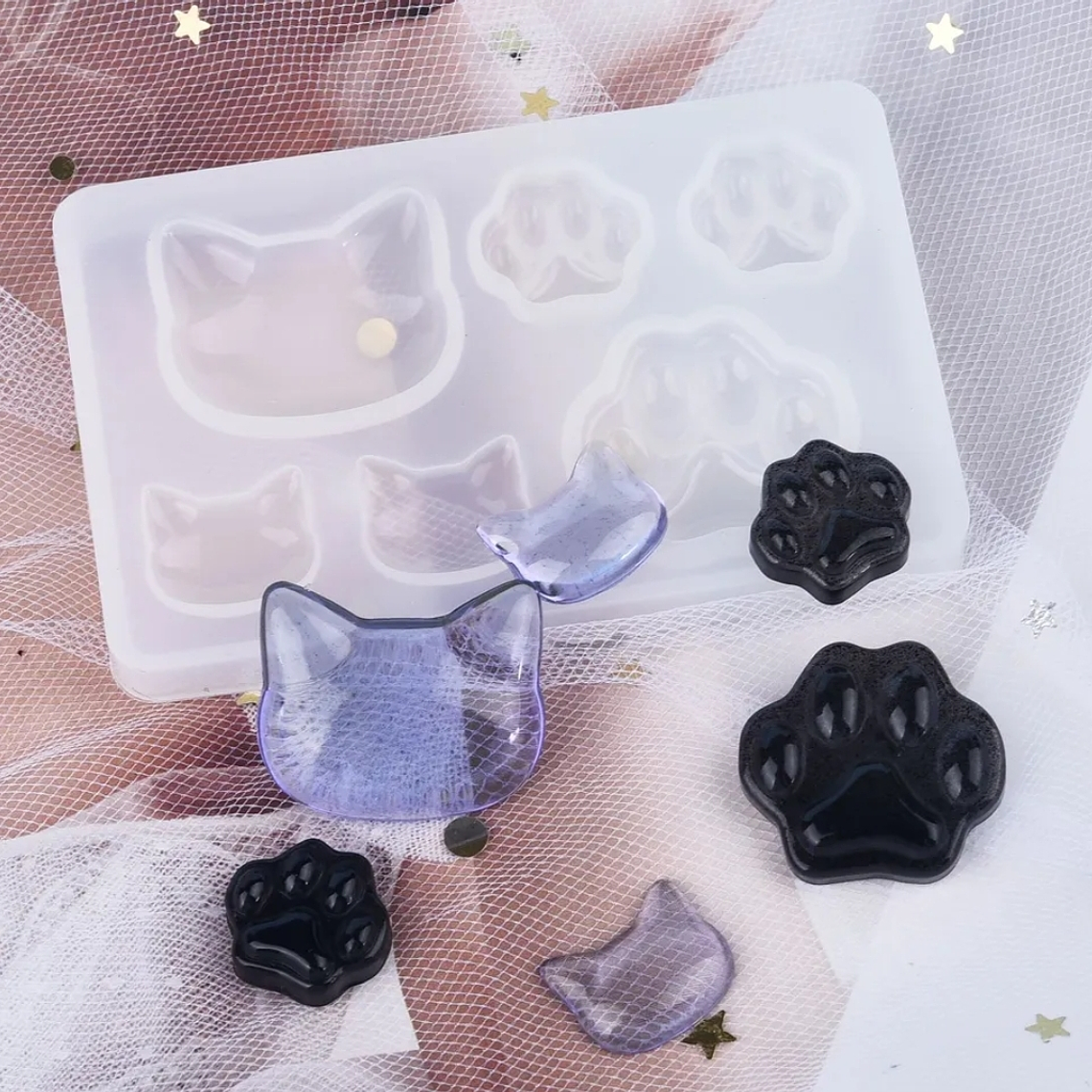 Moldes para resina  Mix mascotas pequeños  1