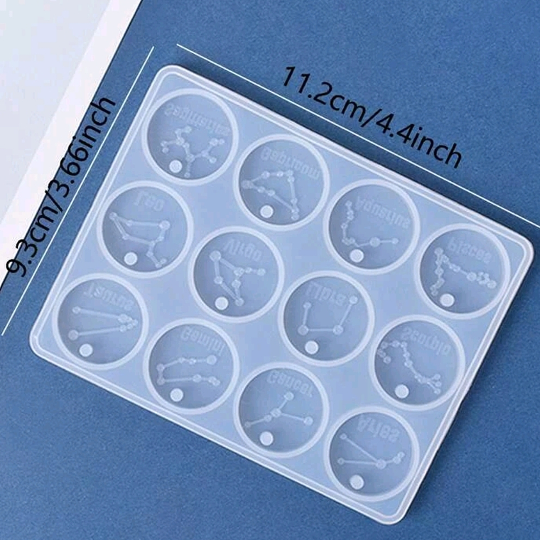 Moldes para resina  Signos del zodiaco 2