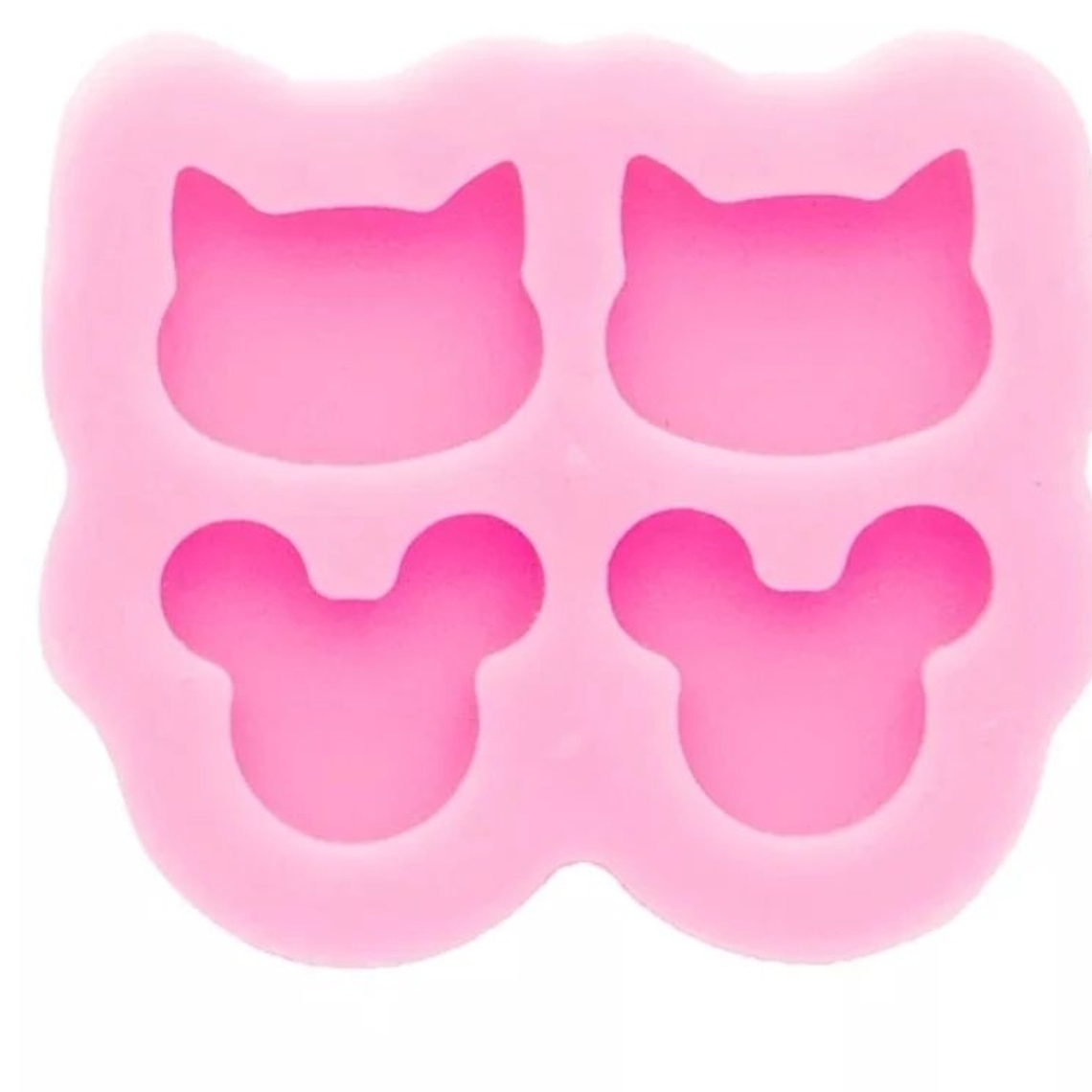 Moldes para resina Mickey - gatito pequeño 1