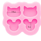 Moldes para resina Mickey - gatito pequeño - Miniatura 2