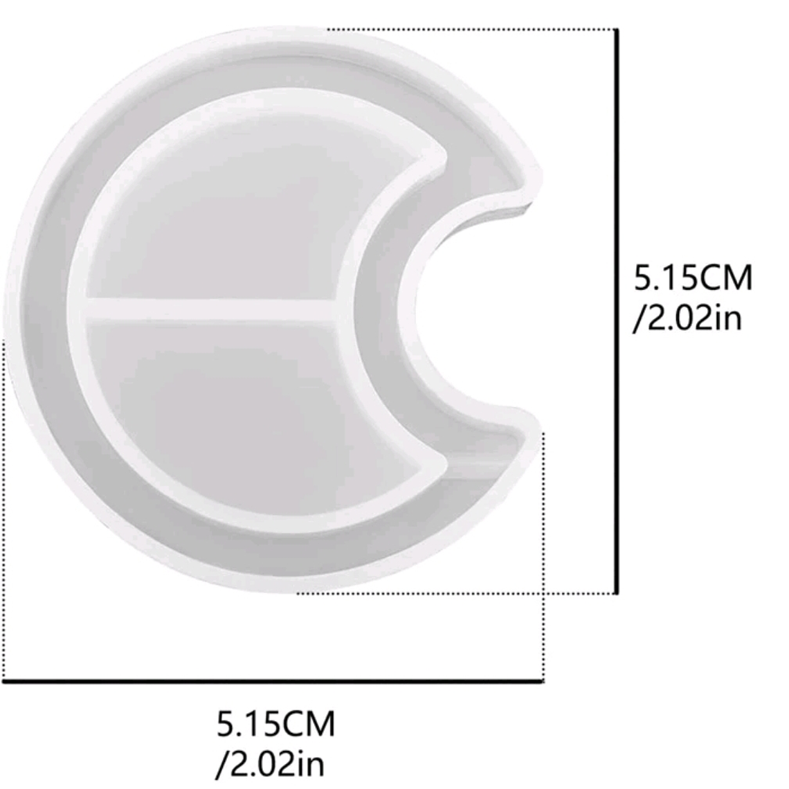 Moldes para resina Luna shaker 2
