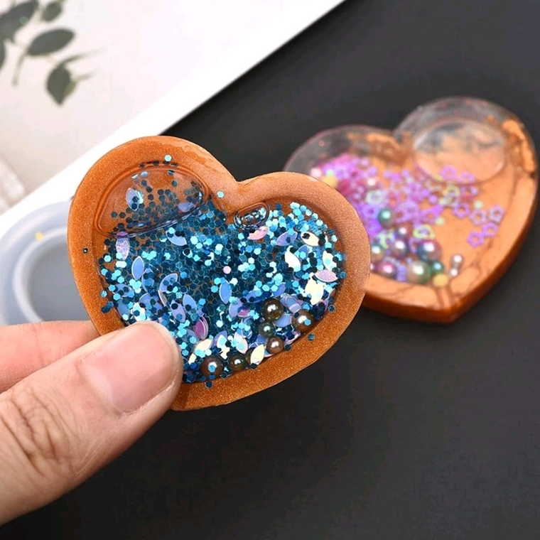 Moldes para resina Corazon shaker 3