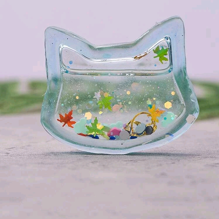 Moldes para resina Gatito shaker 1