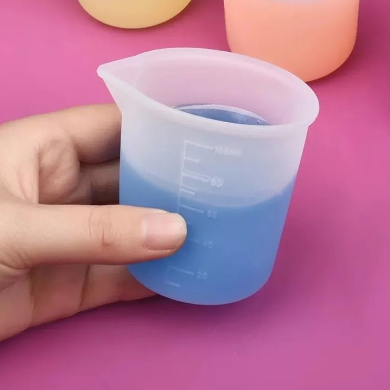 Vaso silicona para medidas 100 ml 1