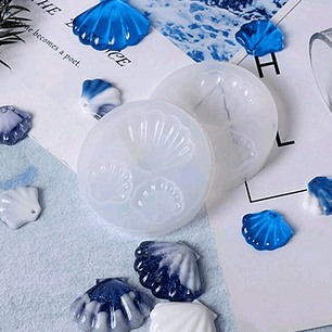Molde resina conchitas