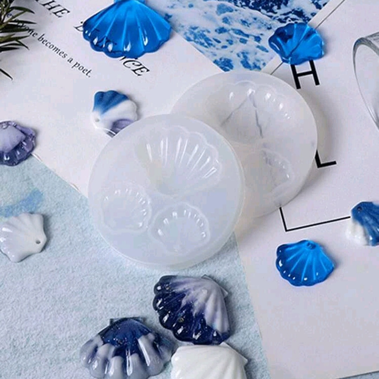 Molde resina conchitas 1