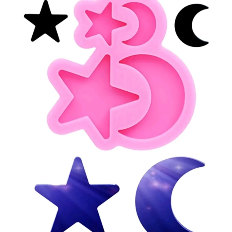 Molde lunas y estrellas  2