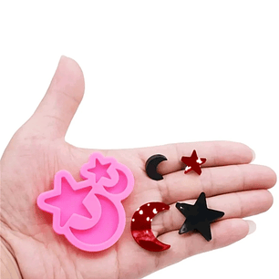 Molde lunas y estrellas 