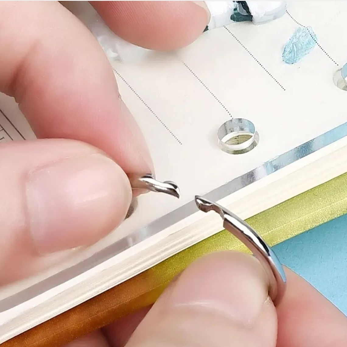 Argollas simples para encuadernacion de agendas 2