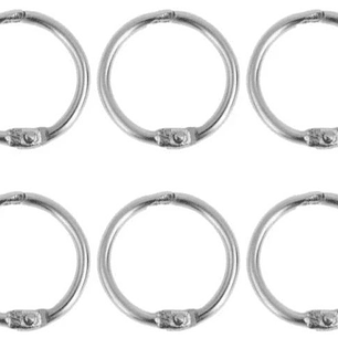 Argollas simples para encuadernacion de agendas