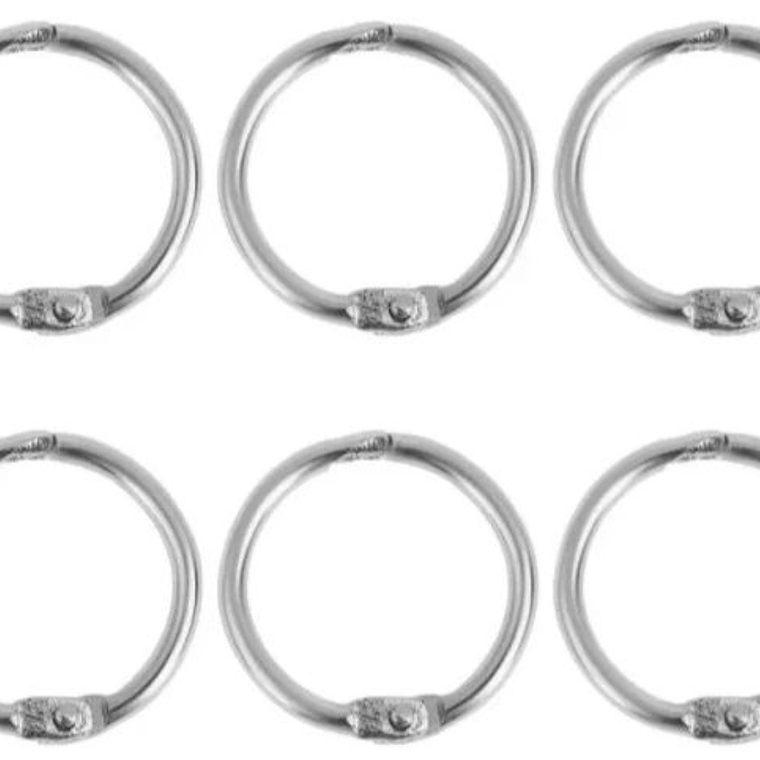 Argollas simples para encuadernacion de agendas 1