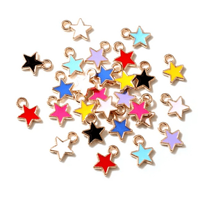 Dijes estrellas colores 