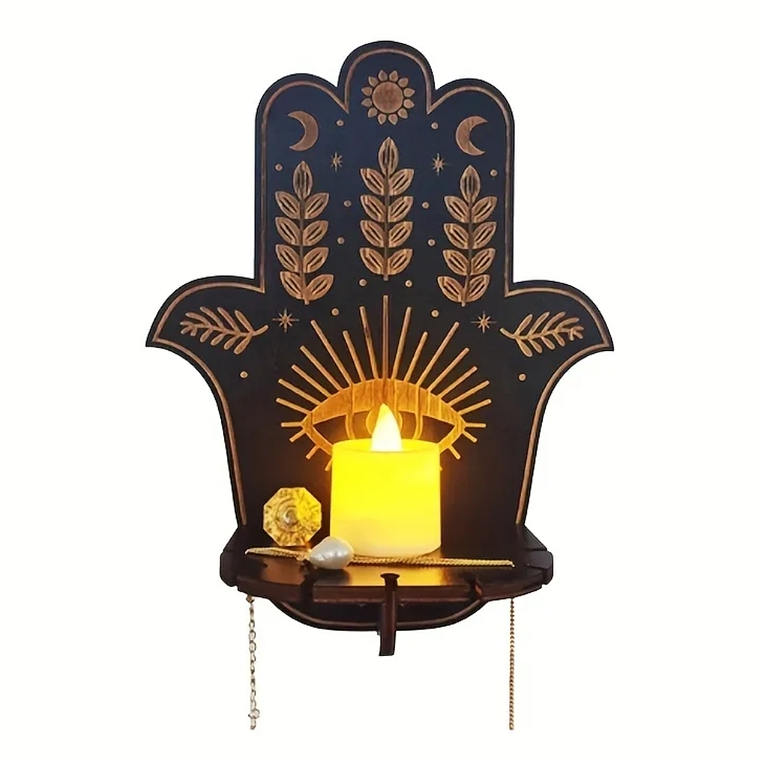 Molde Candelabro colgante de pared mano de fátima  1