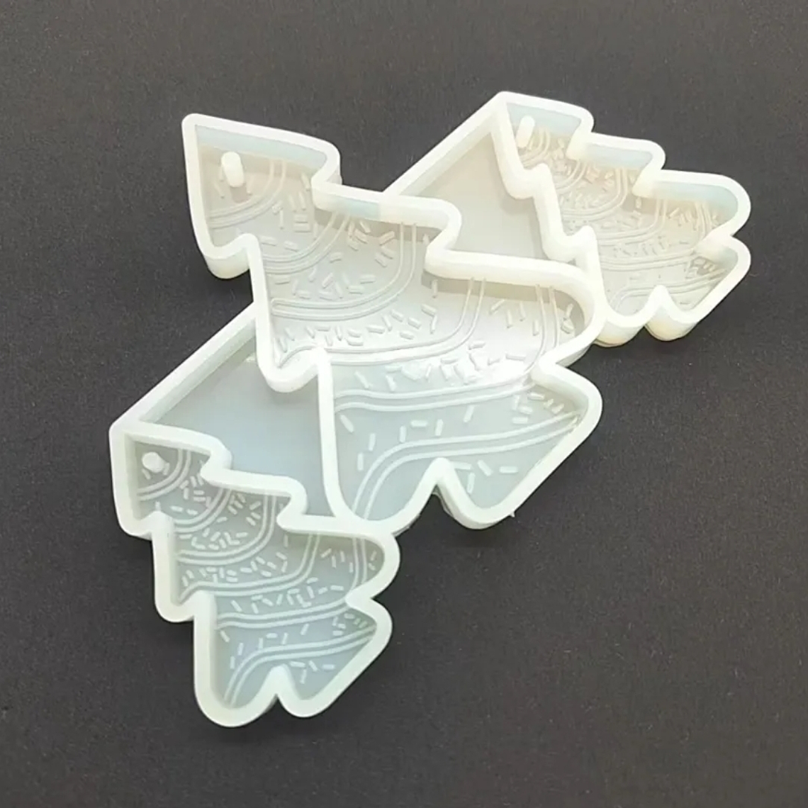 Molde silicona árbol navidad  2