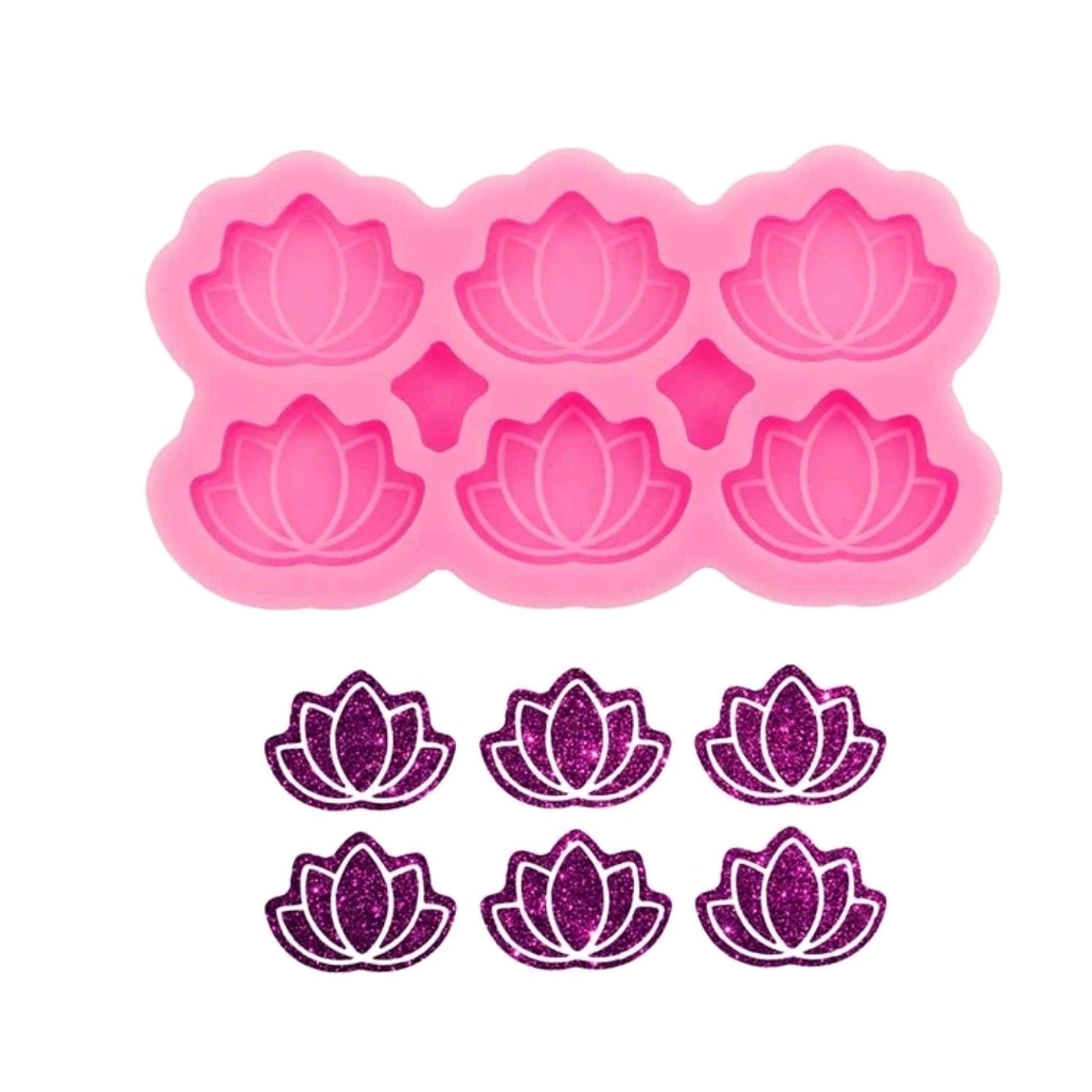 Molde flor de loto  1