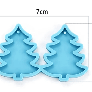 Molde árboles navidad 