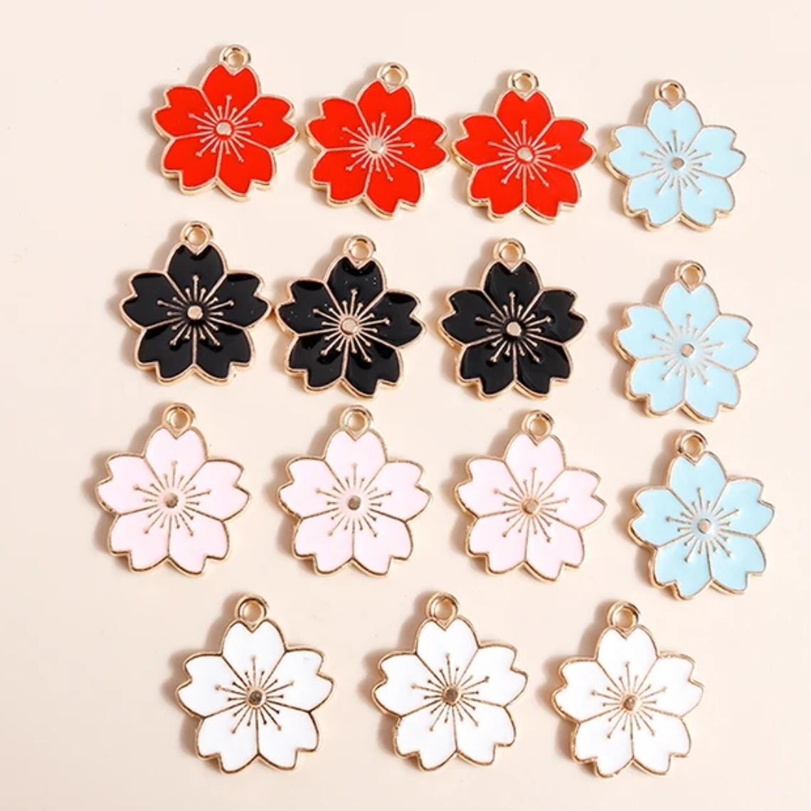 Dijes bisuteria flores  1