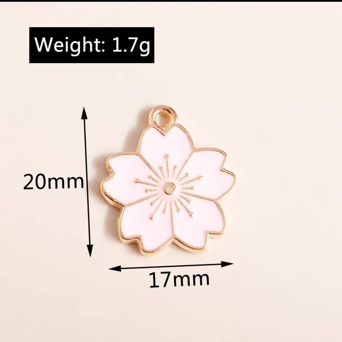 Dijes bisuteria flores  2