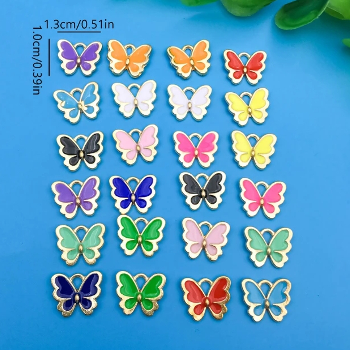 Dijes bisuteria mariposas  2