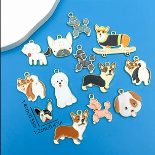 Dijes bisuteria perritos 