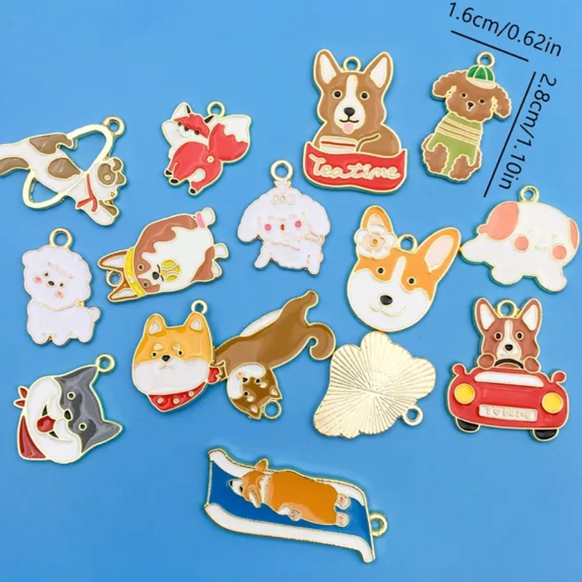 Dijes bisuteria perritos  2