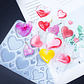 Molde Corazones mix formas  - Miniatura 1