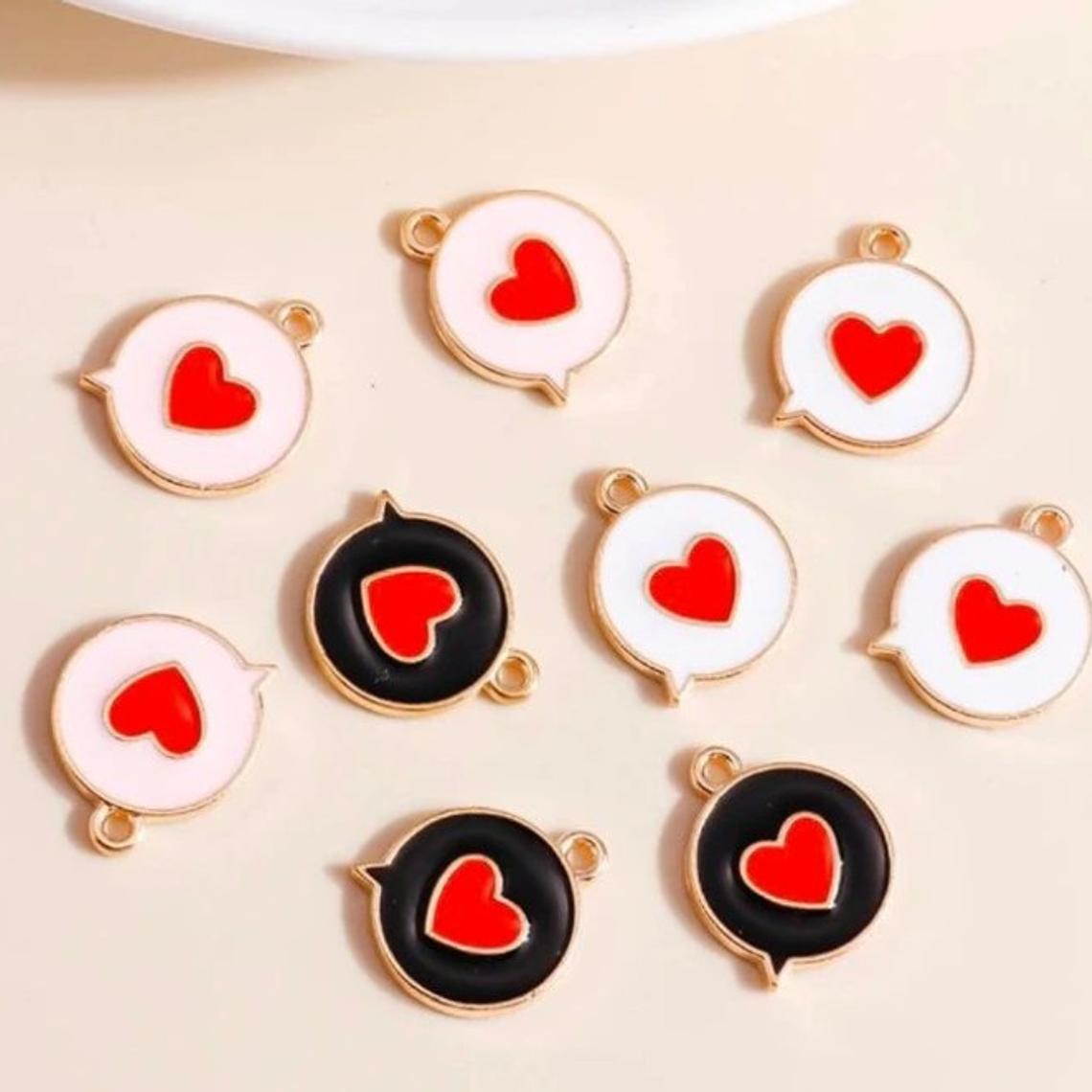 Dijes bisuteria corazones  1