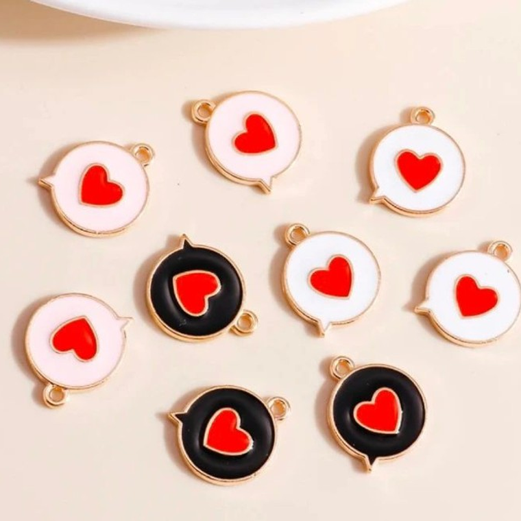 Dijes bisuteria corazones  1