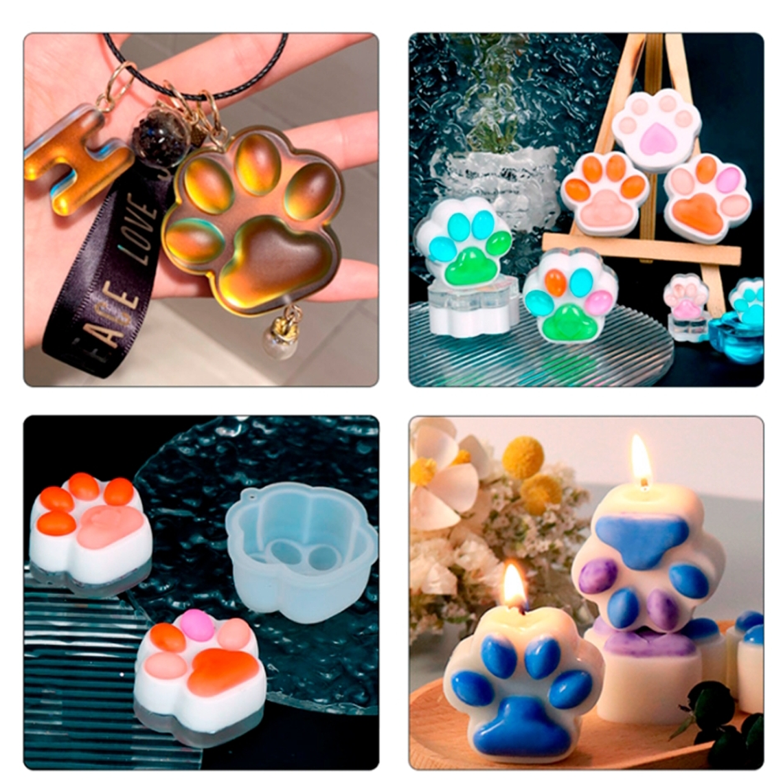 Molde patita mascota  1