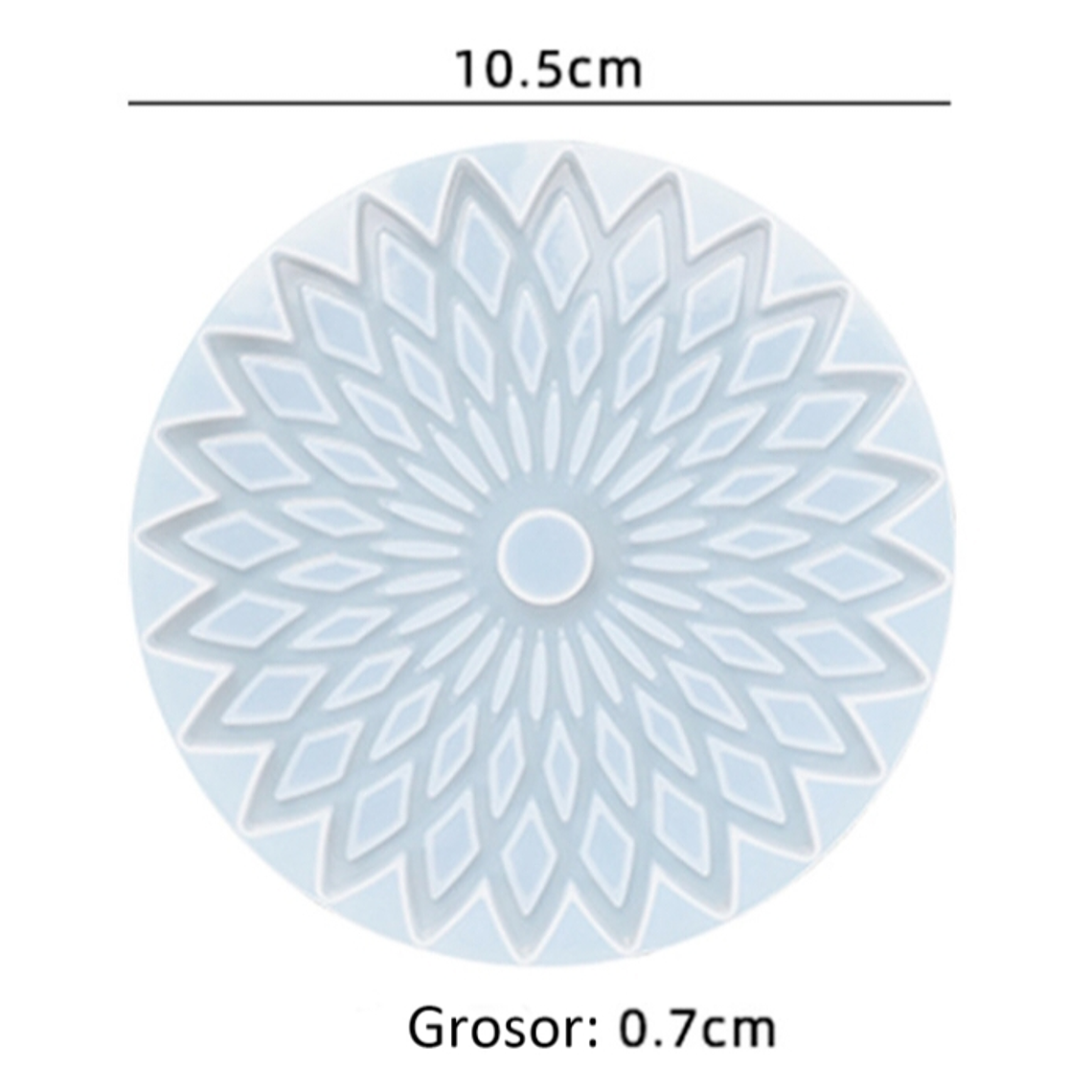 Molde posavasos mandala 2