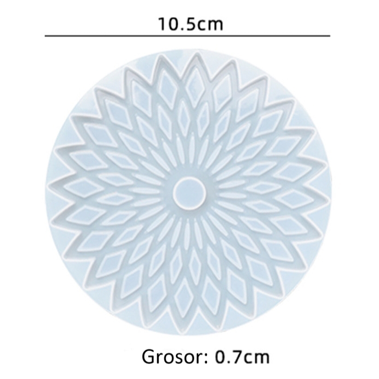 Molde posavasos mandala 2
