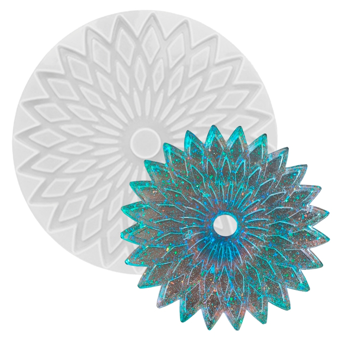 Molde posavasos mandala 1