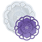 Molde posavasos flor  - Miniatura 2