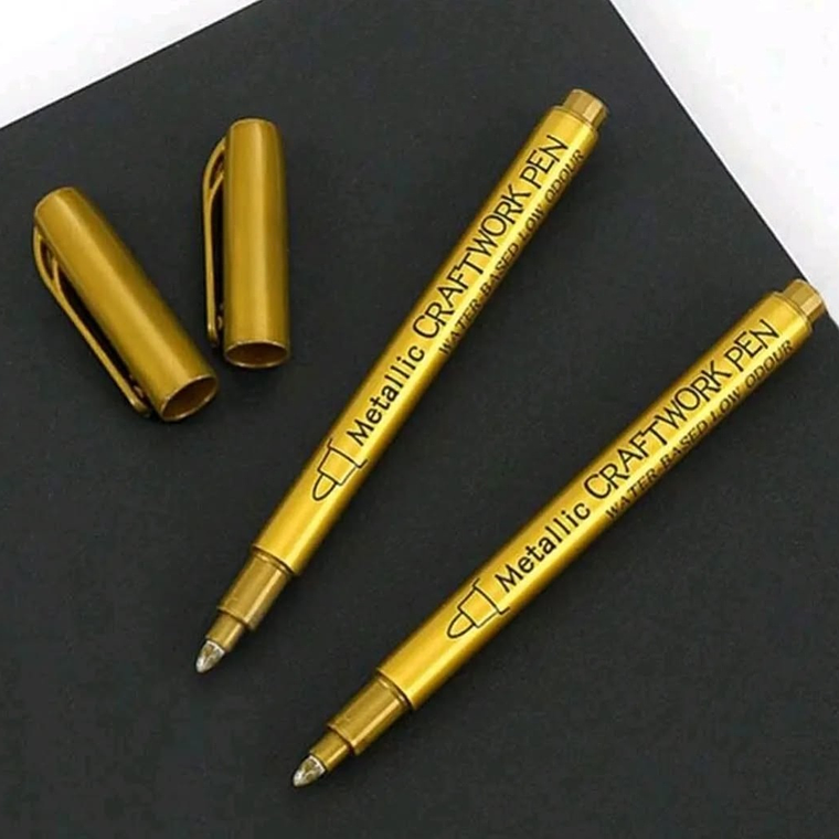Lapiz metalizado waterproof para manualidades 2
