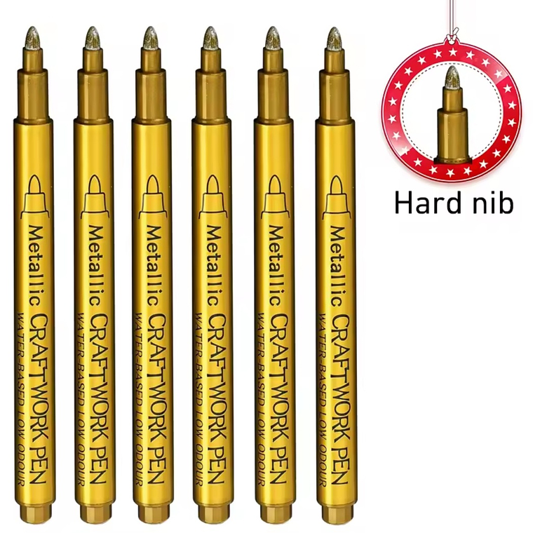 Lapiz metalizado waterproof para manualidades 5